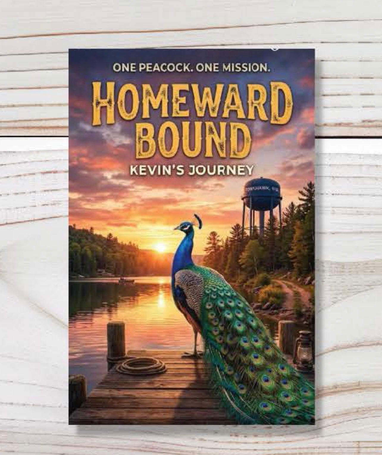 Kevin The Peacock Homeward Bound Sticker