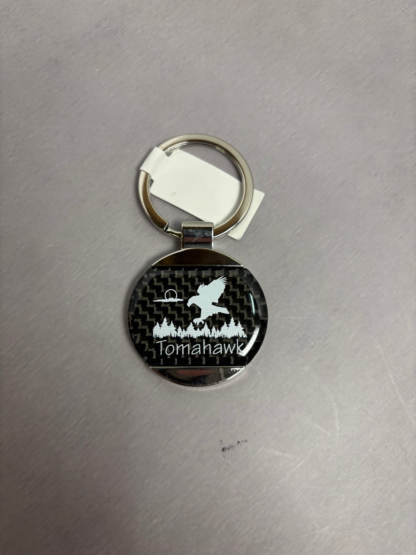 Tomahawk Eagle Keychain