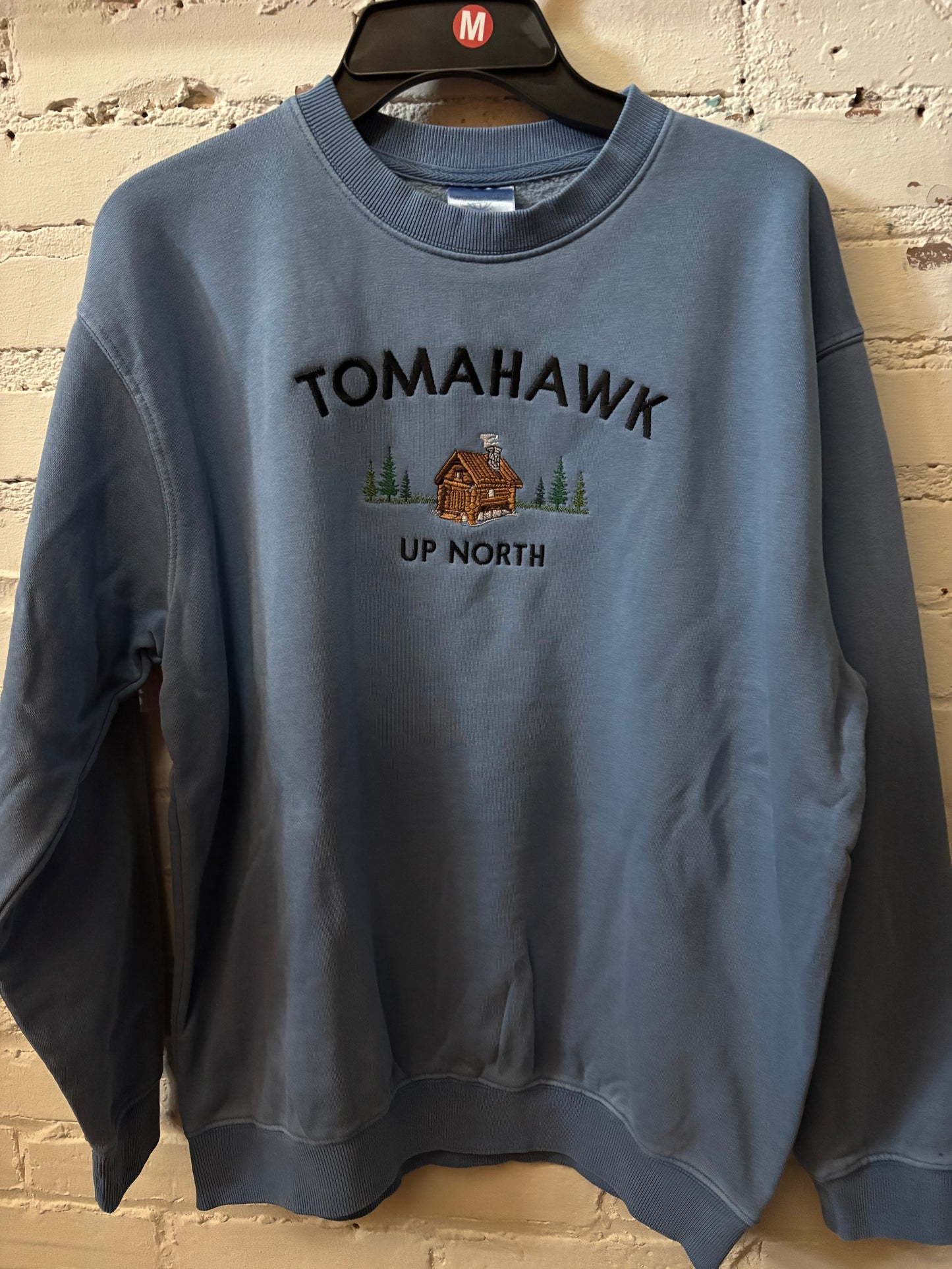 Tomahawk Cabin Up North Crewneck