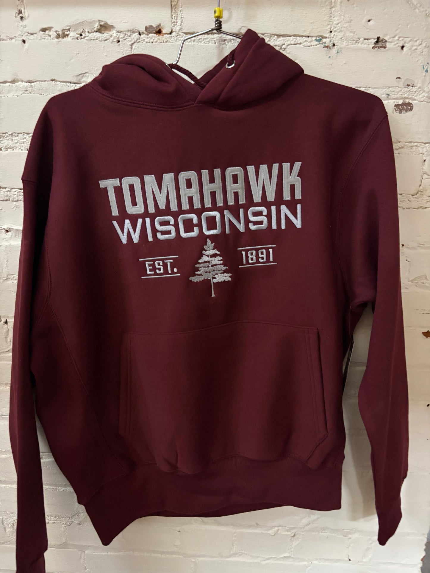 Embroidered Tomahawk Tree Hoodie
