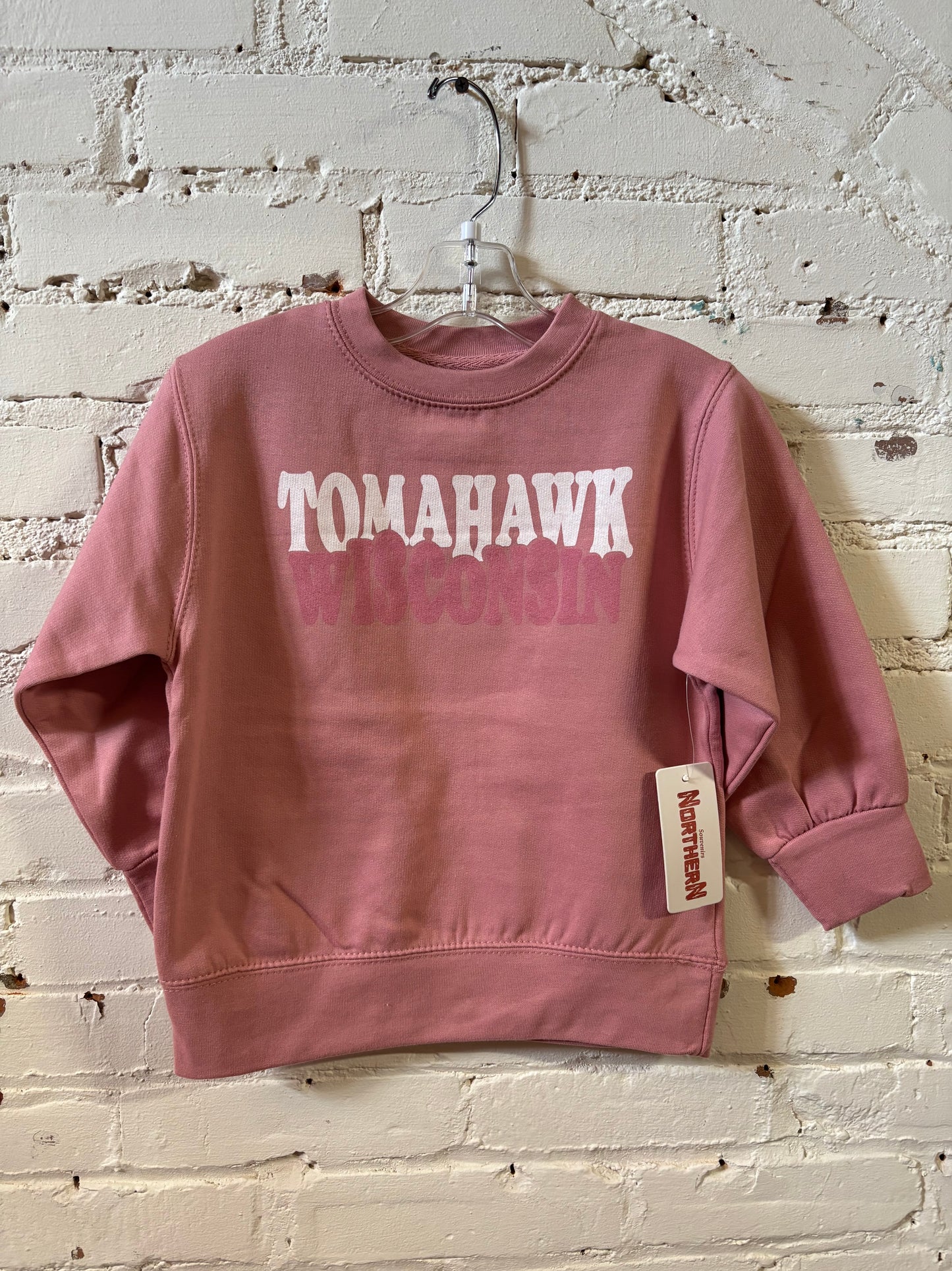 Tomahawk Wisconsin Toddler Crewneck