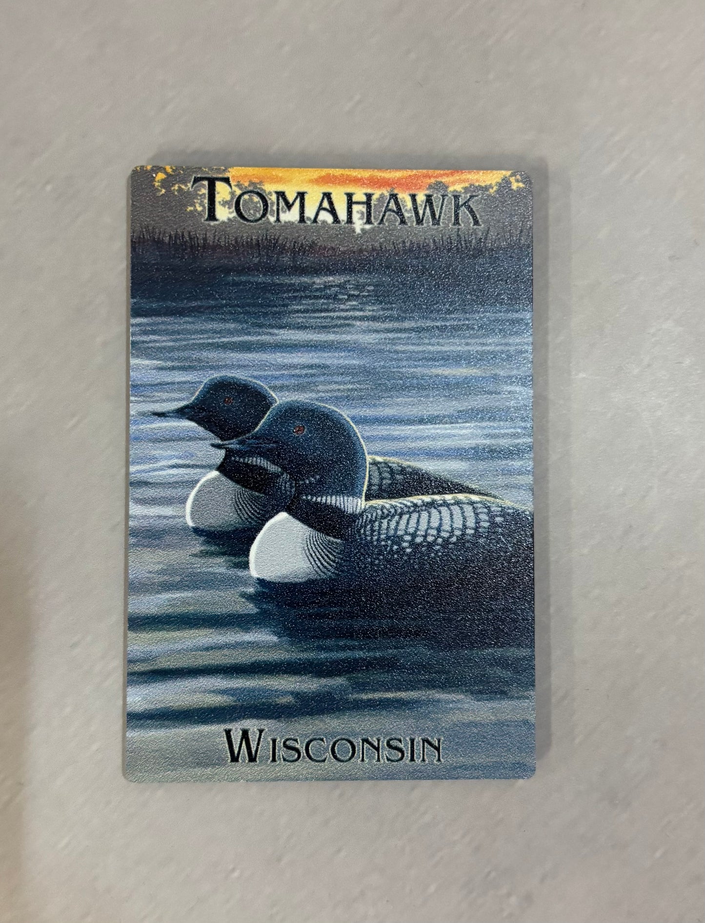 Tomahawk Loon Magnet