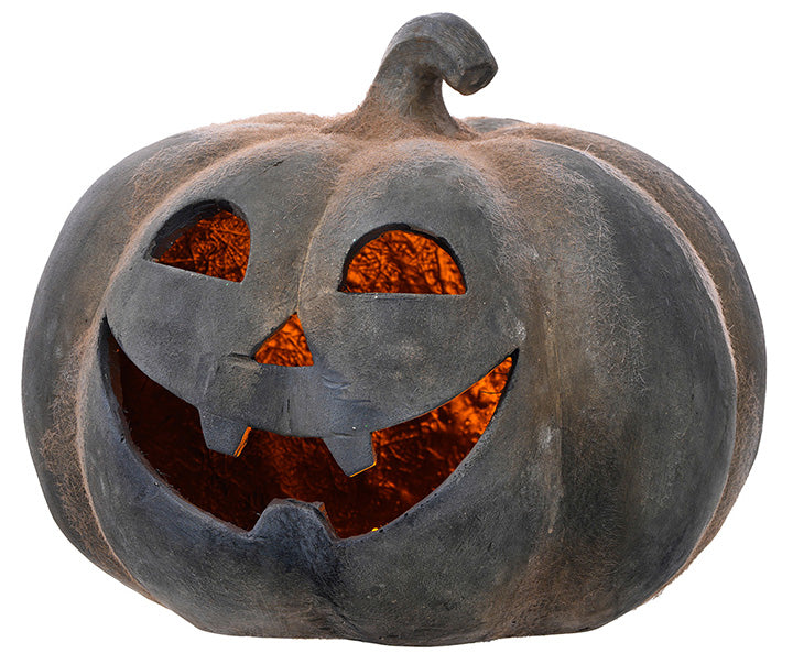 Rustic LED Jack-O-Lantern