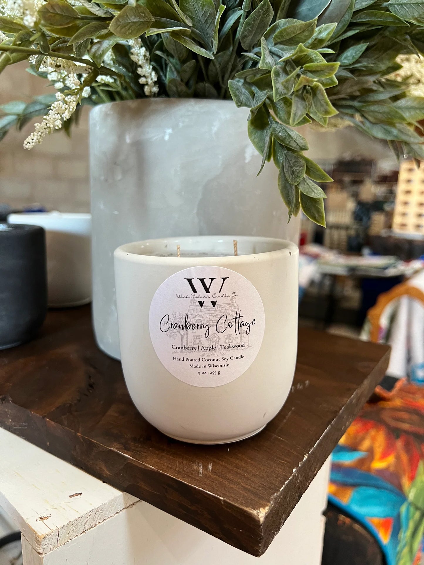 Wick Sister's Fall Collection Concrete Candles
