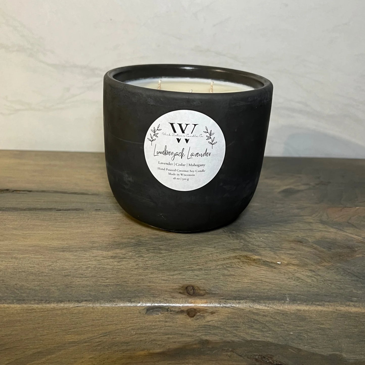 Wick Sister's Signature Concrete Candles