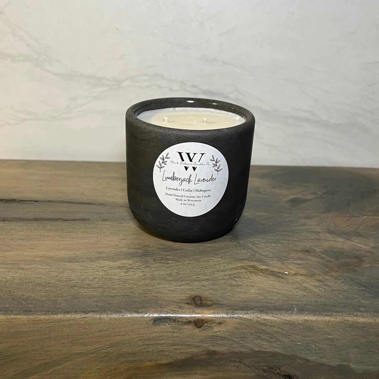 Wick Sister's Signature Concrete Candles