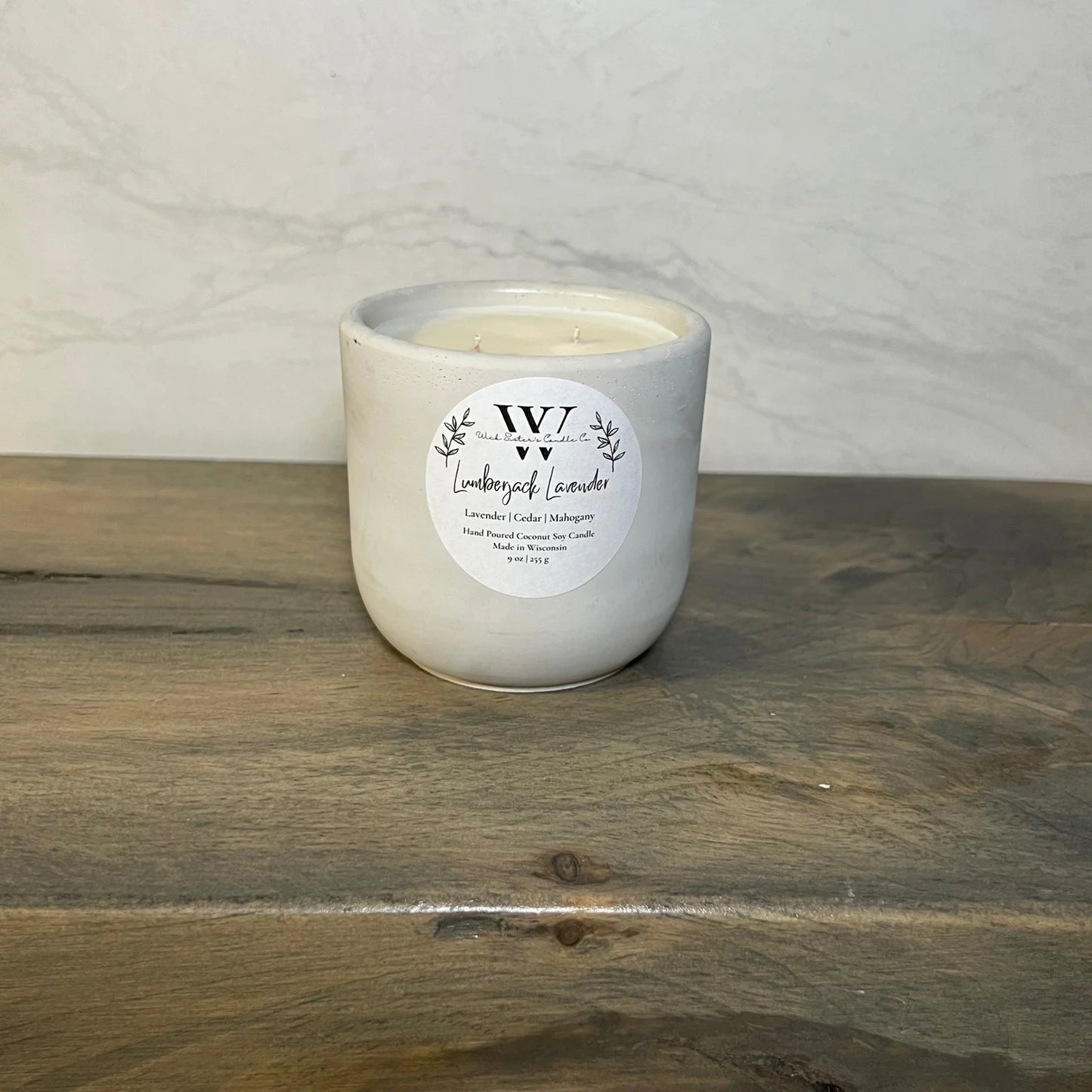 Wick Sister's Signature Concrete Candles