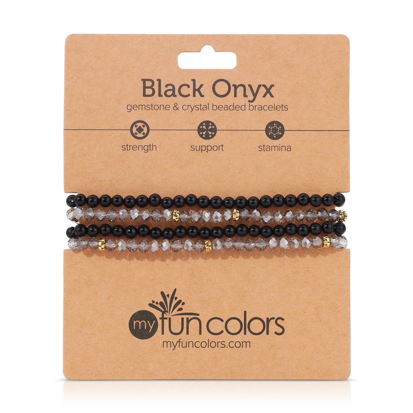 Gemstone & Crystal Beaded Bracelet Sets