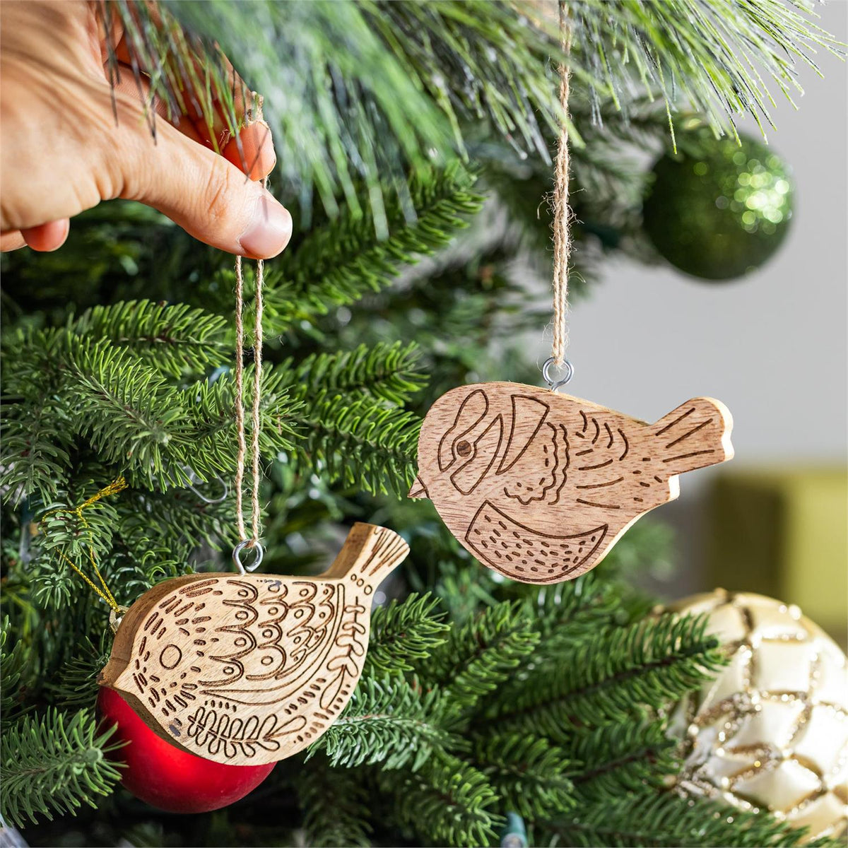 Snowbird Wood Ornament