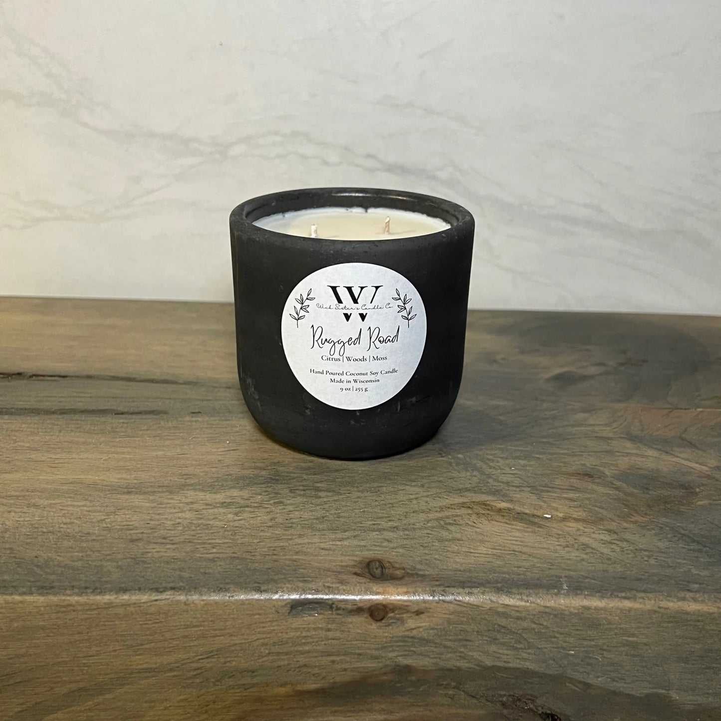 Wick Sister's Signature Concrete Candles