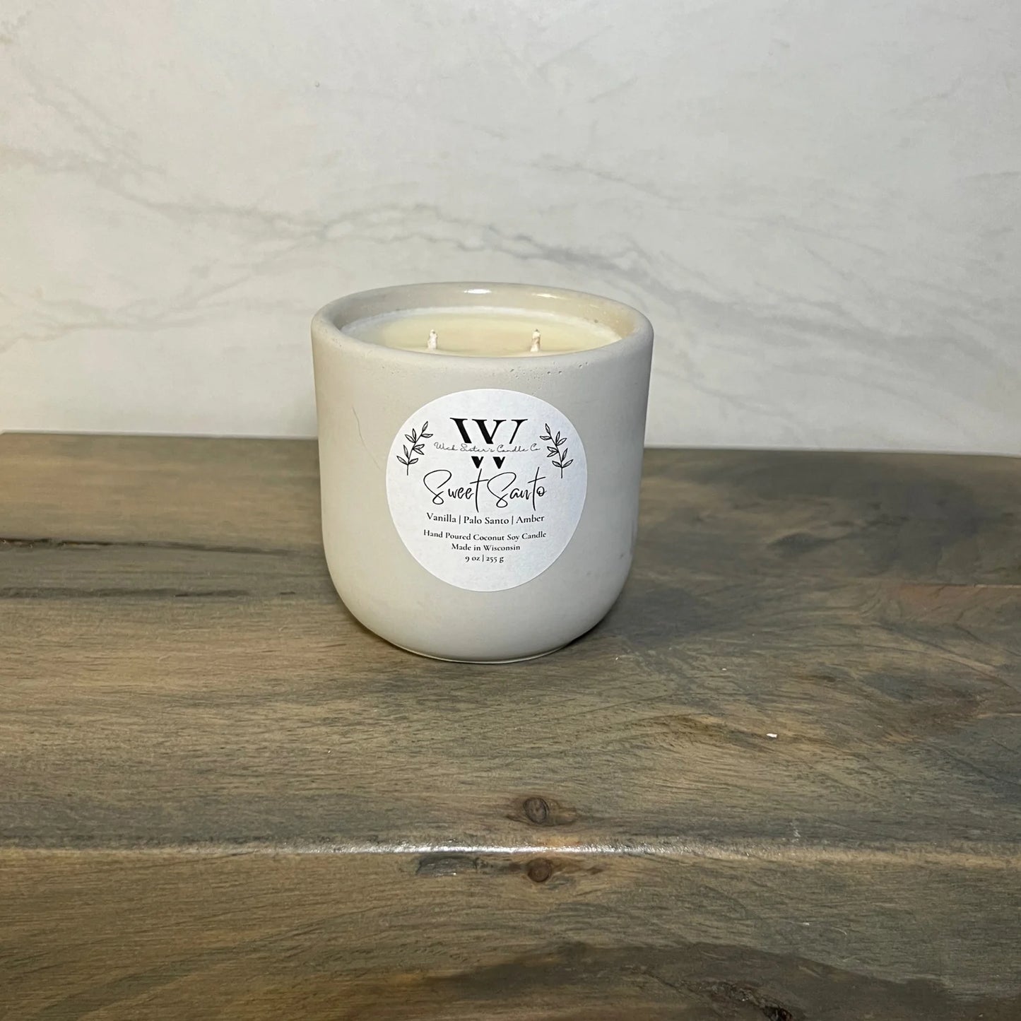 Wick Sister's Signature Concrete Candles