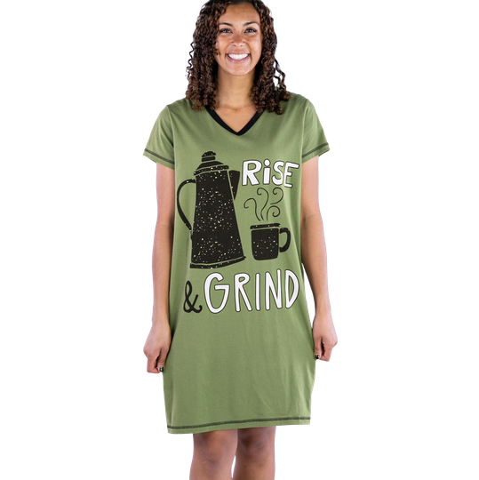 LazyOne Women's Vneck Nightshirt