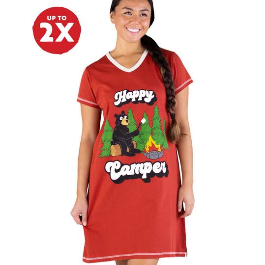 LazyOne Women's Vneck Nightshirt