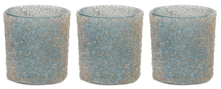 Frozen Patina Votive Holder