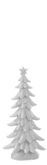 Flocked White Tree Table Decor