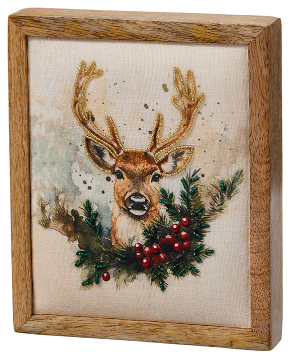 Beaded Reindeer Art