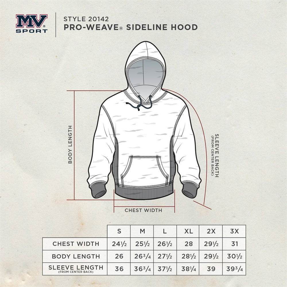 Tomahawk Watercolor Print Pro-Weave Hoodie