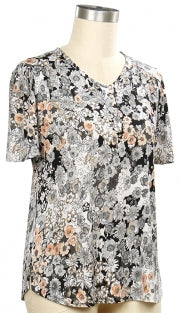N Touch Beyond Basic Floral Print Top