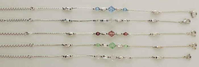 Crystal Color Anklets
