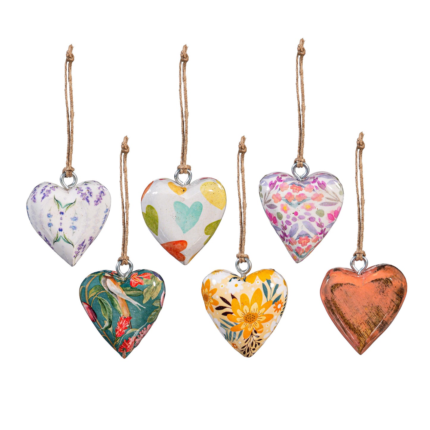 Wood Heart Hanging Decor