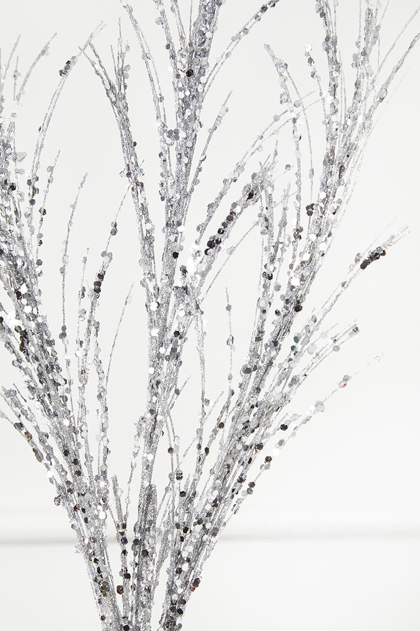 Glitter Pampas Grass Spray