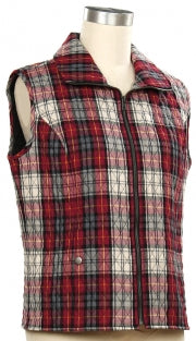 Southern Lady Coordinates Quilted Plaid Vest