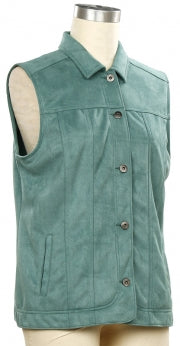 N Touch Vice Versa Scuba Suede Solid Vest