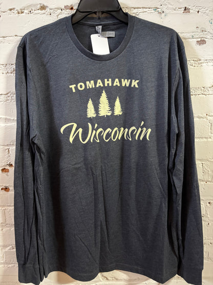 Tomahawk Wisconsin Three Trees Long Sleeve