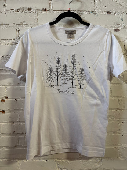Women's Tree Crystal Shirt- Tomahawk
