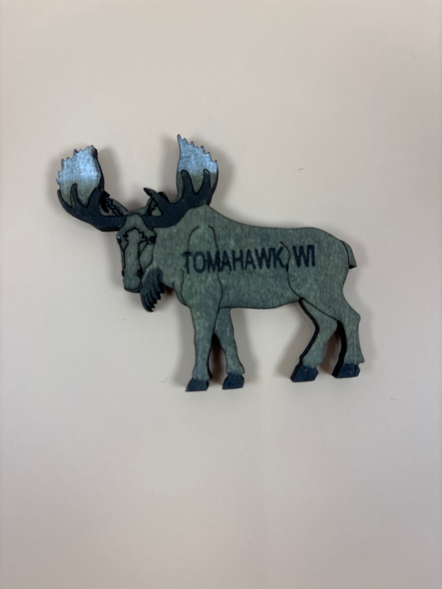 Tomahawk Wood Animal Magnets