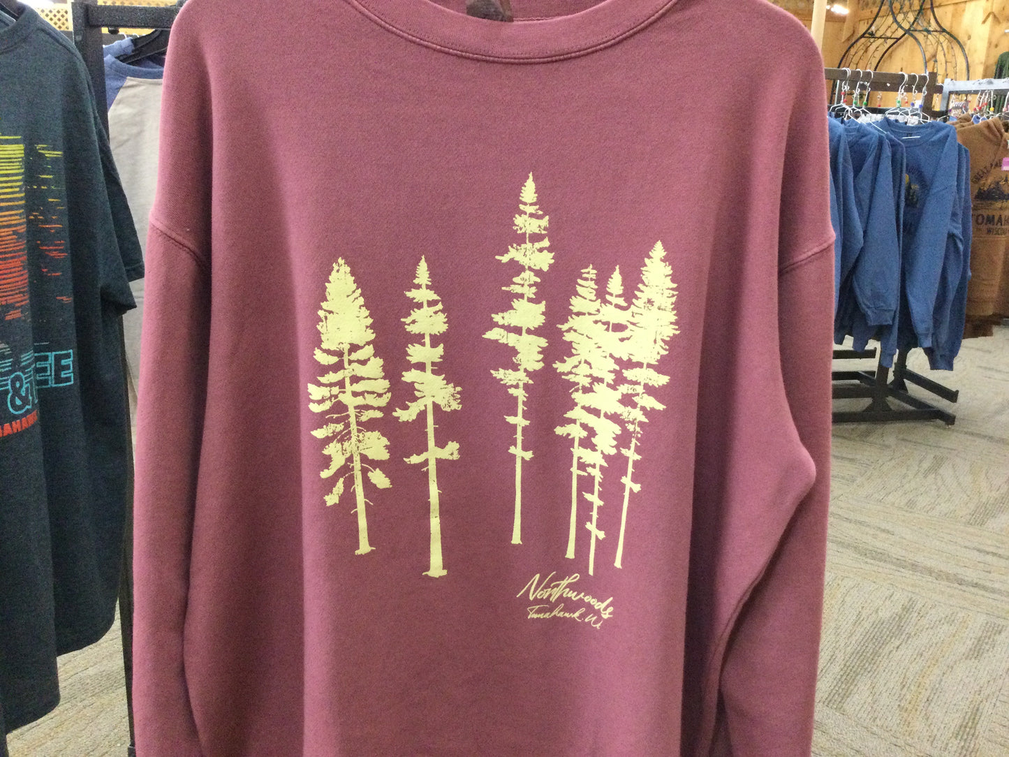 Northwoods Trees Crewneck