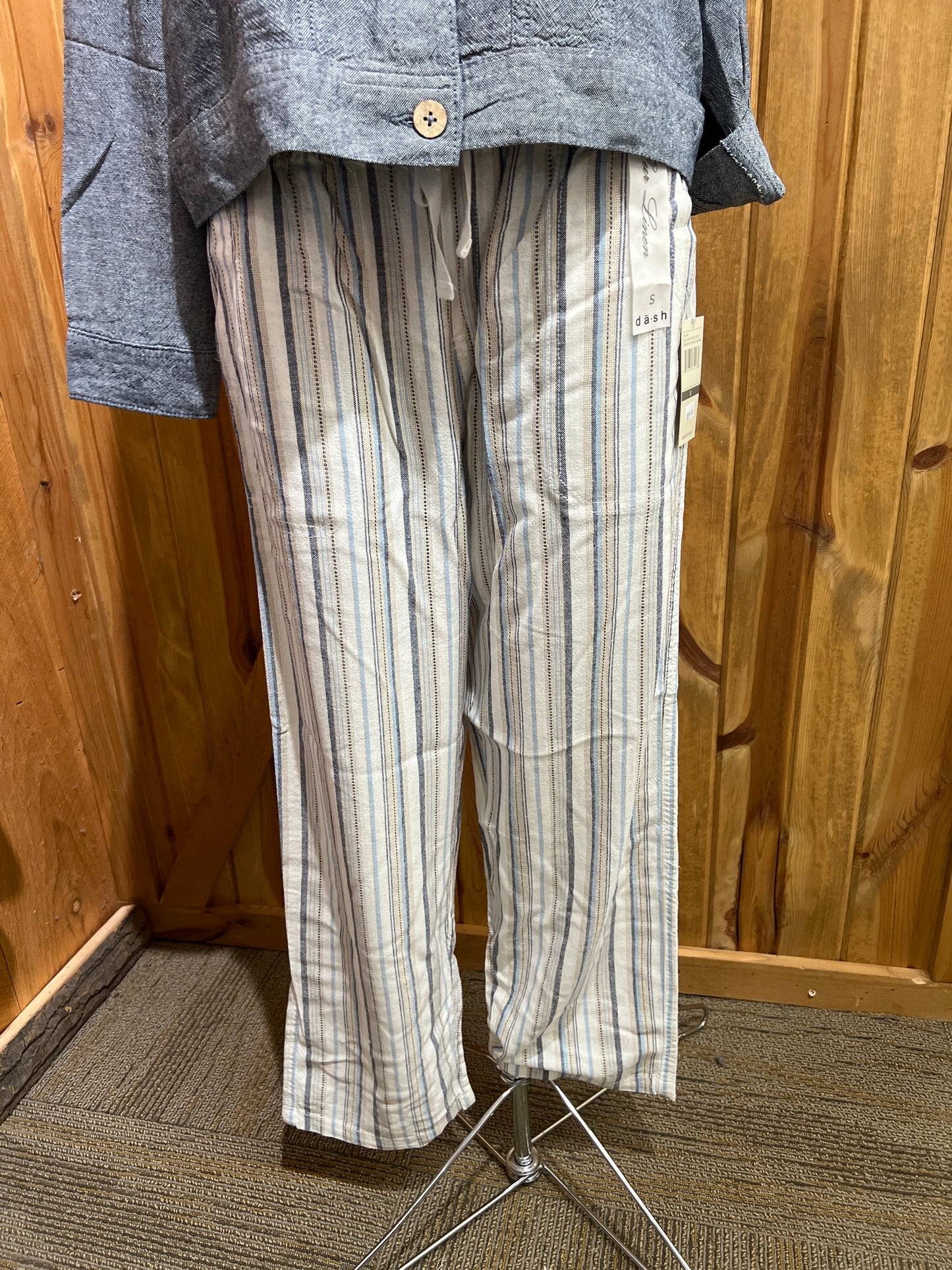 Dash Linen Drawcord Pant
