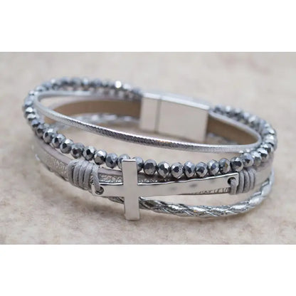 Multi Strand Cross Bracelets