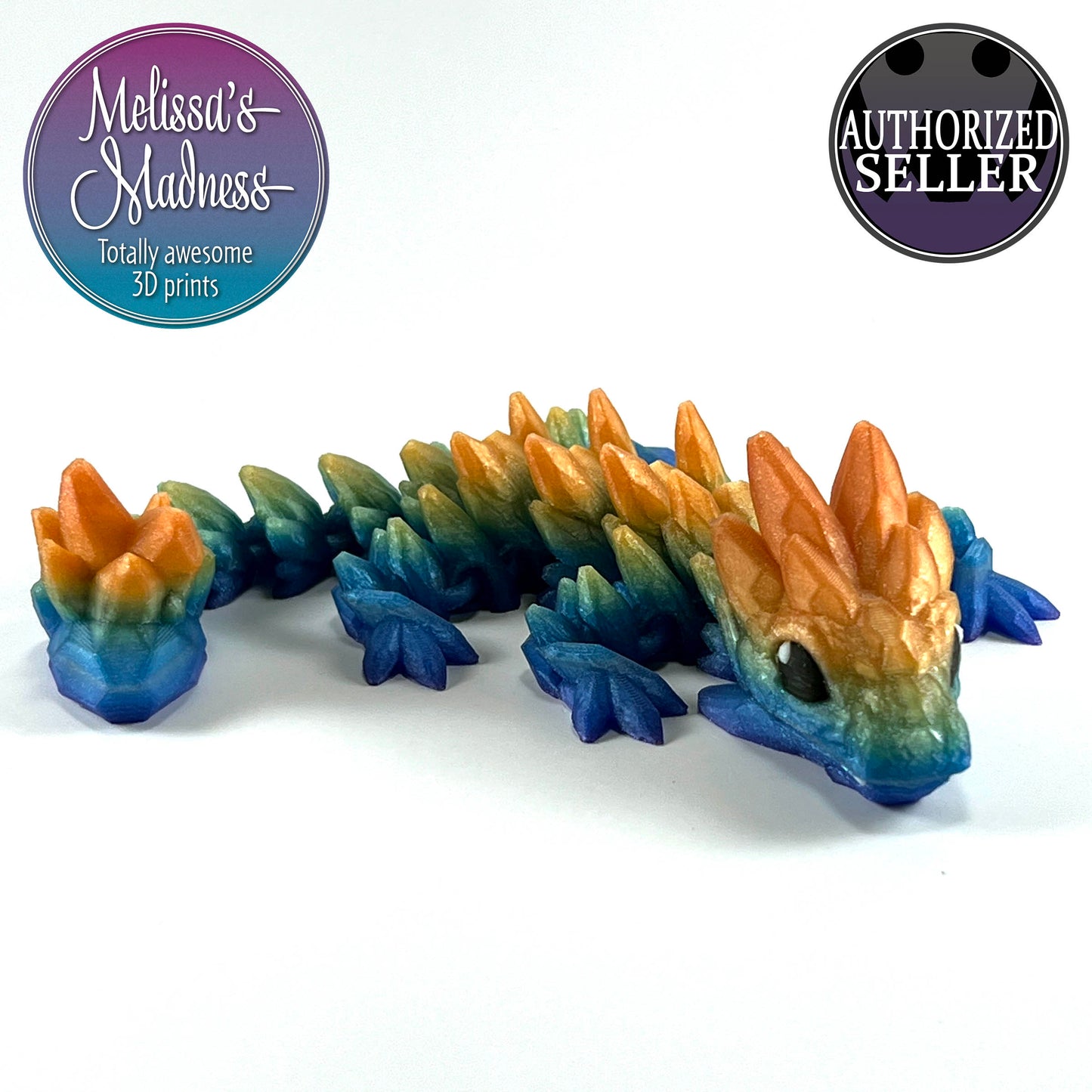 3D Printed Crystal Dragon
