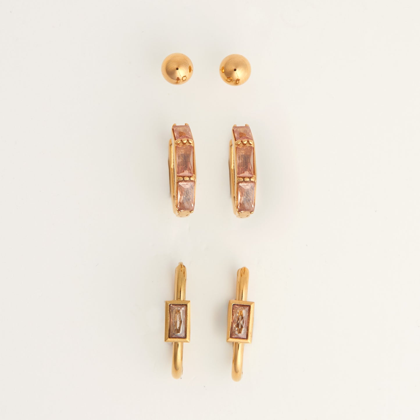 Narelle Waterproof Jewelry - Trio Earrings