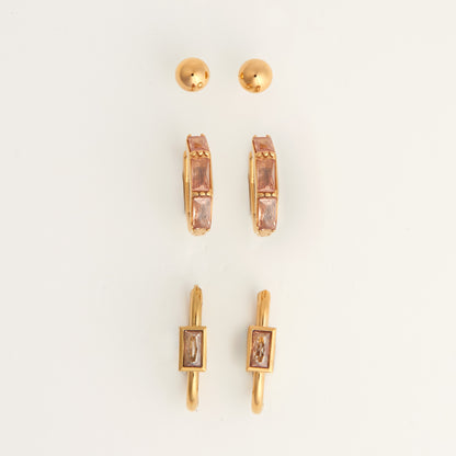 Narelle Waterproof Jewelry - Trio Earrings