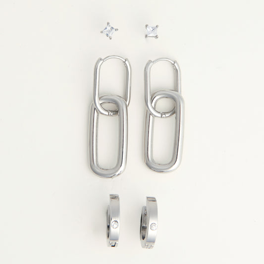 Narelle Waterproof Jewelry - Trio Earrings