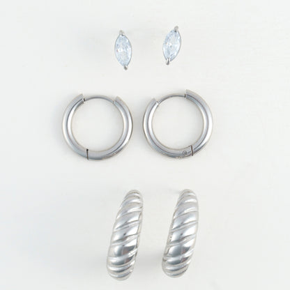 Narelle Waterproof Jewelry - Trio Earrings