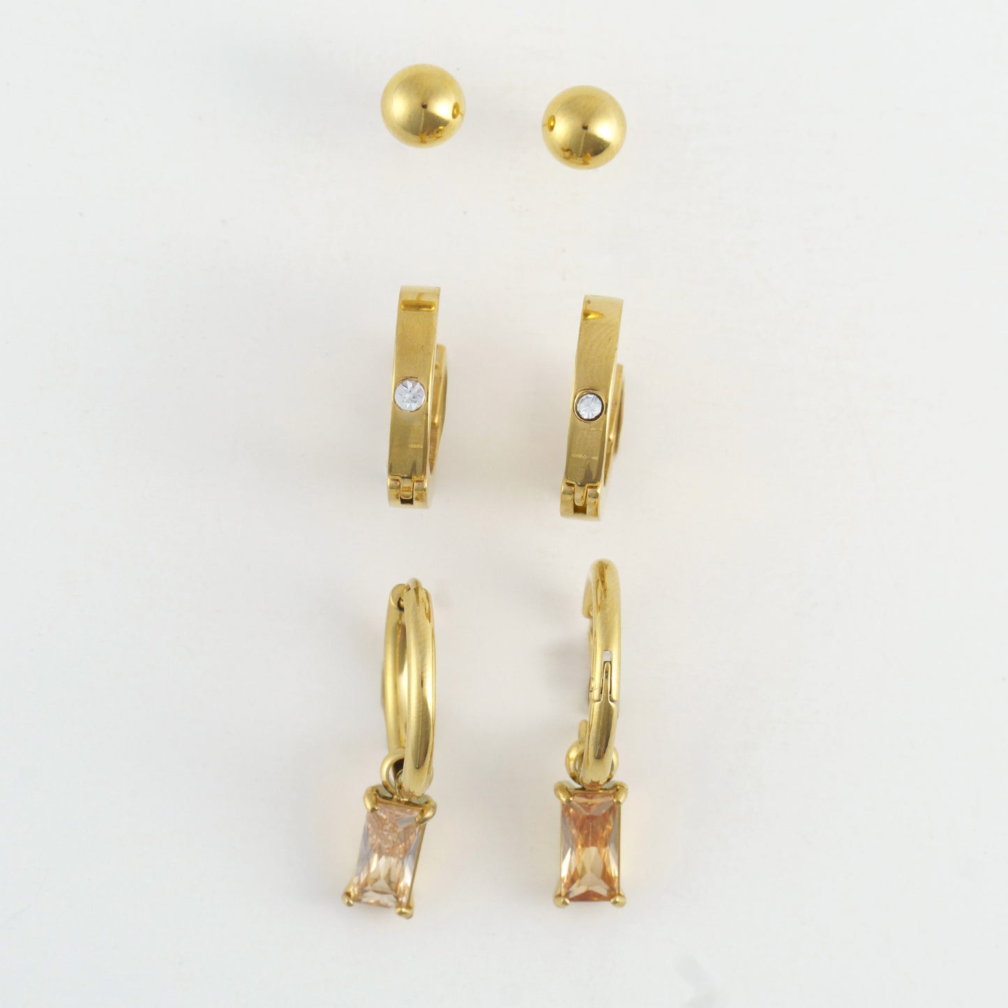 Narelle Waterproof Jewelry - Trio Earrings