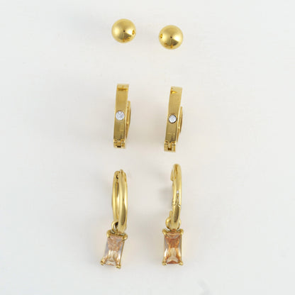 Narelle Waterproof Jewelry - Trio Earrings