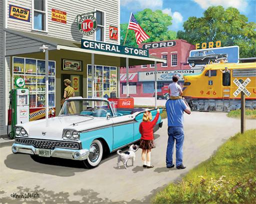 White Mountain 1000 Pieces Puzzles