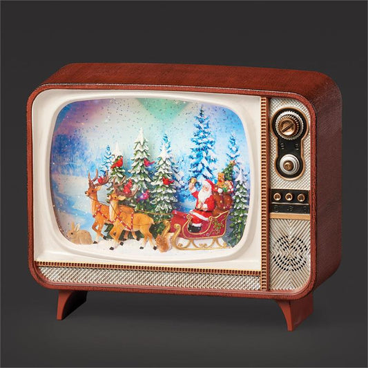 TV Santa Light Musical Swirl