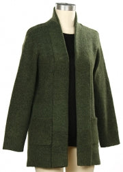 N Touch Margaret Solid Cardigan Sweater