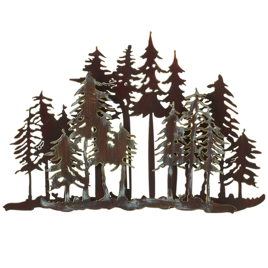 Small Layered Forest Wall Decor