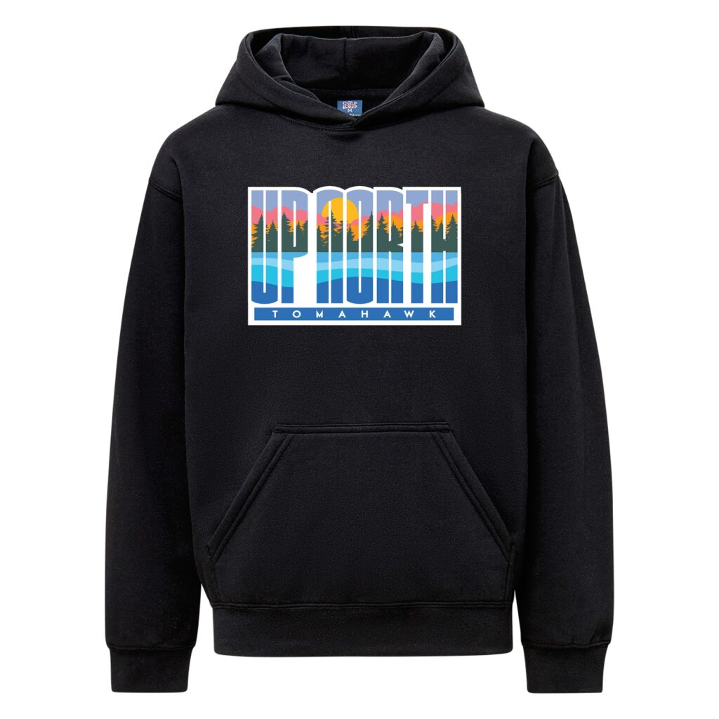 Youth Hoodie Up North Tomahawk