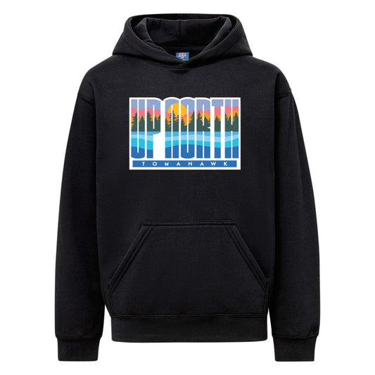 Youth Hoodie Up North Tomahawk