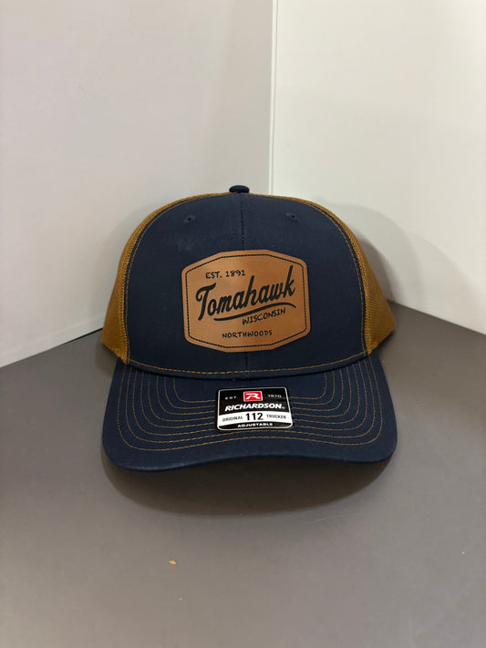 Richardson Trucker Hat Tomahawk Wisconsin Northwoods Patch