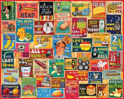 White Mountain 1000 Pieces Puzzles