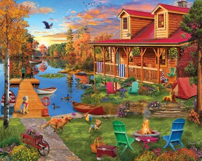 White Mountain 1000 Pieces Puzzles