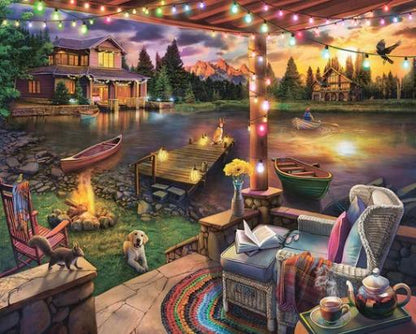 White Mountain 500 Pieces Puzzles